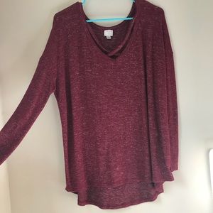 CRISS CROSS DETAIL SWEATER